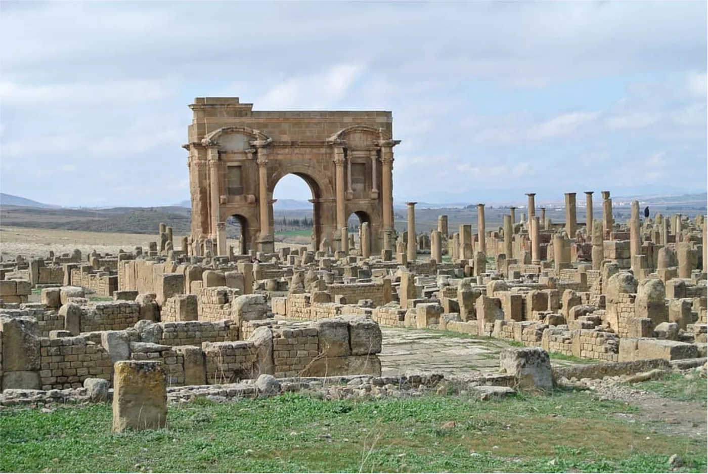 Site de Timgad dans la région de Batna